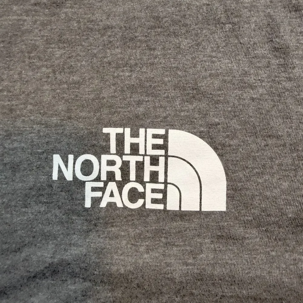 The North Face Men's Short Sleeve Box Graphic T Shirt Gray Size Small
